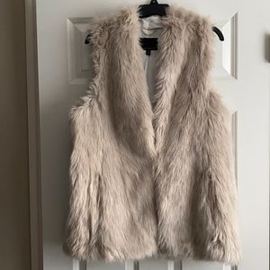 Banana Republic Faux Fur Vest